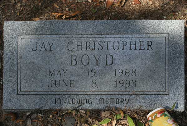 Jay Christopher Boyd Gravestone Photo