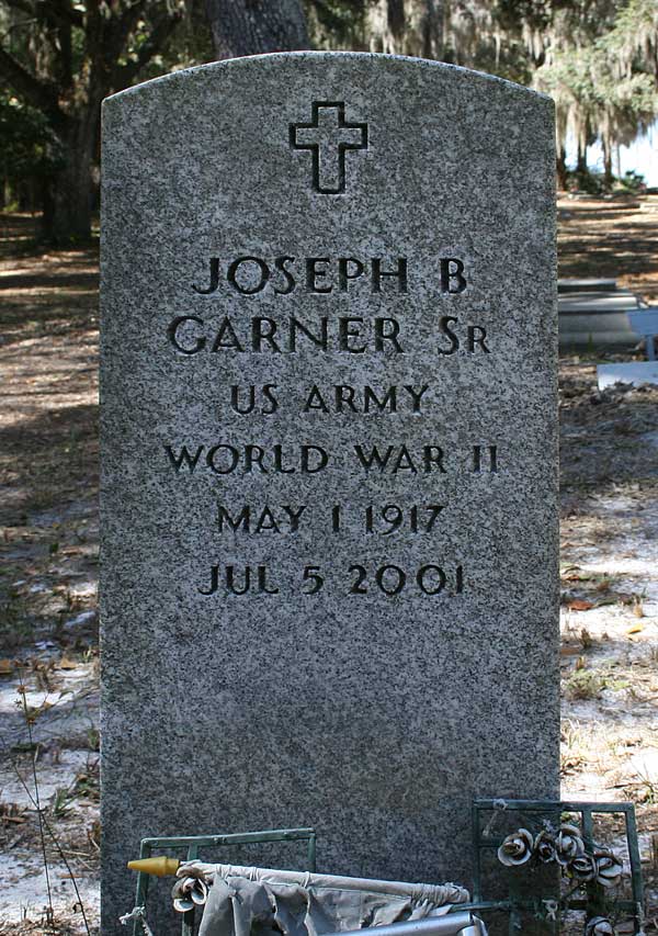 Joseph B. Garner Gravestone Photo