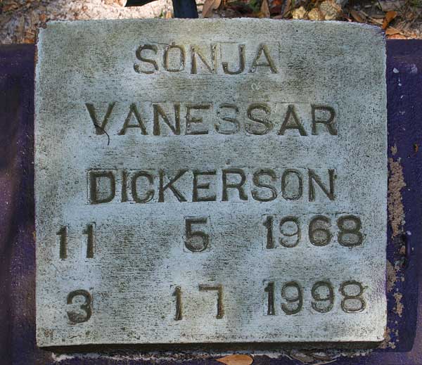 Sonja Vanessar Dickerson Gravestone Photo