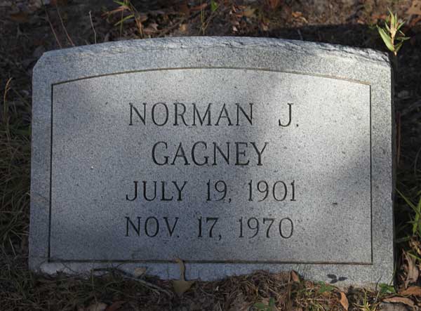 Norman J. Gagney Gravestone Photo