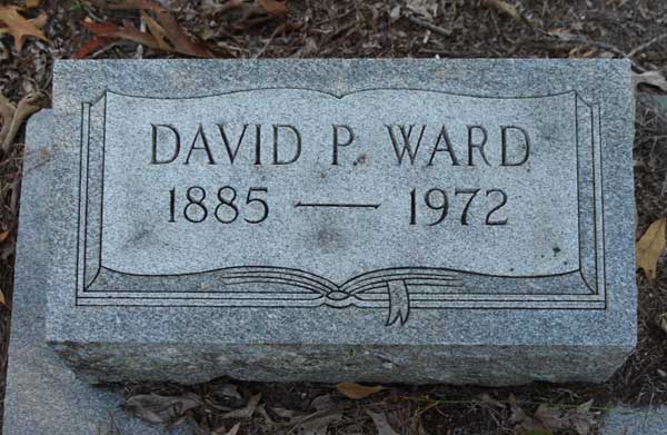David P. Ward Gravestone Photo