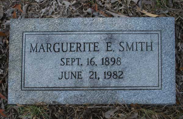 Marguerite E. Smith Gravestone Photo