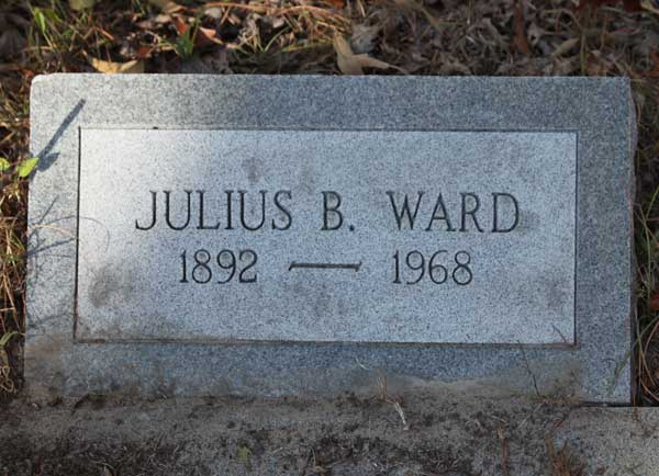 Julius B. Ward Gravestone Photo
