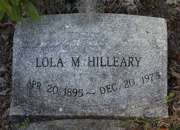 Lola M. Hilleary Gravestone Photo
