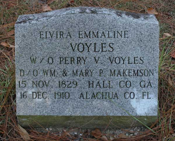 Elvira Emmaline Voyles Gravestone Photo