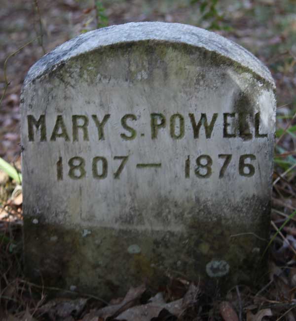 Mary S. Powell Gravestone Photo