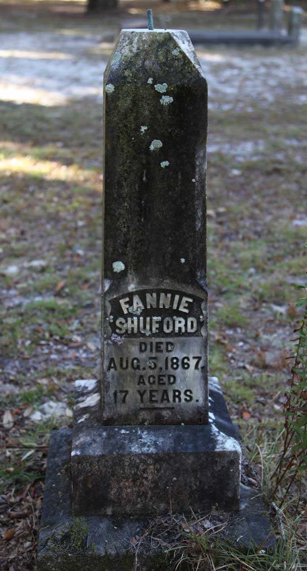 Fannie Shuford Gravestone Photo