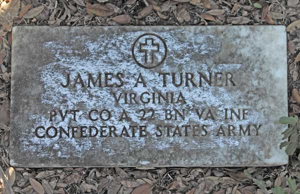 James A. Turner Gravestone Photo