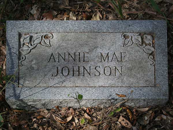 Annie Mae Johnson Gravestone Photo