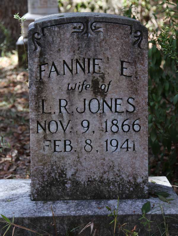 Fannie E. Jones Gravestone Photo