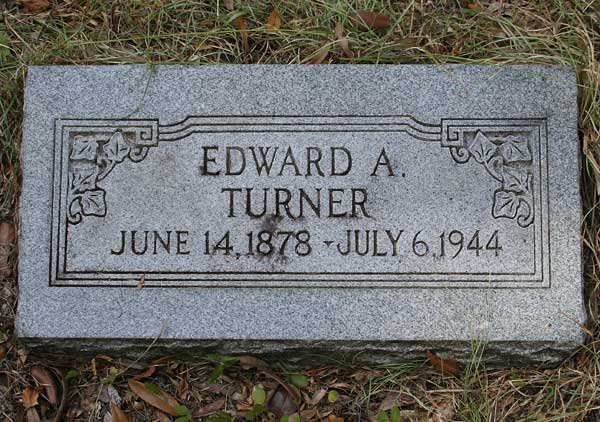 Edward A. Turner Gravestone Photo