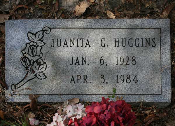 Juanita G. Huggins Gravestone Photo