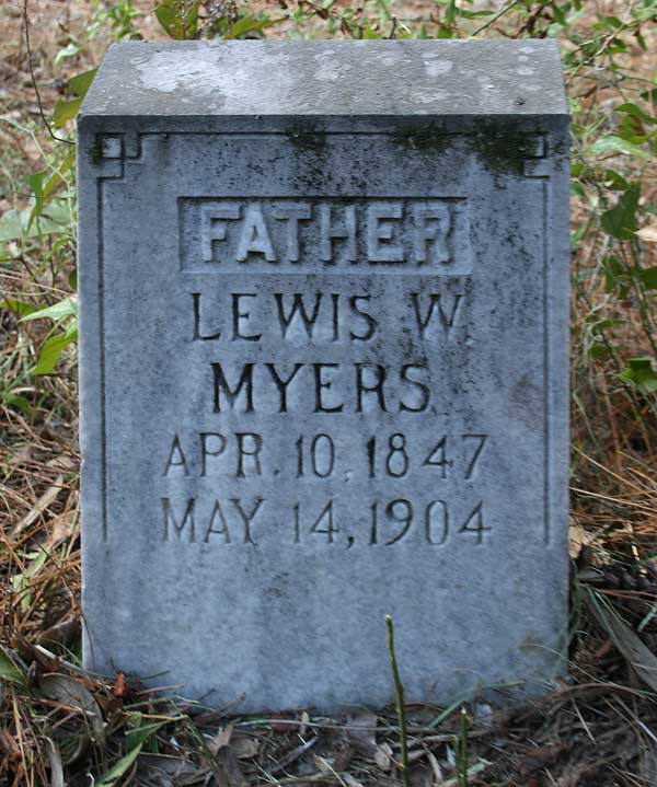 Lewis W. Myers Gravestone Photo