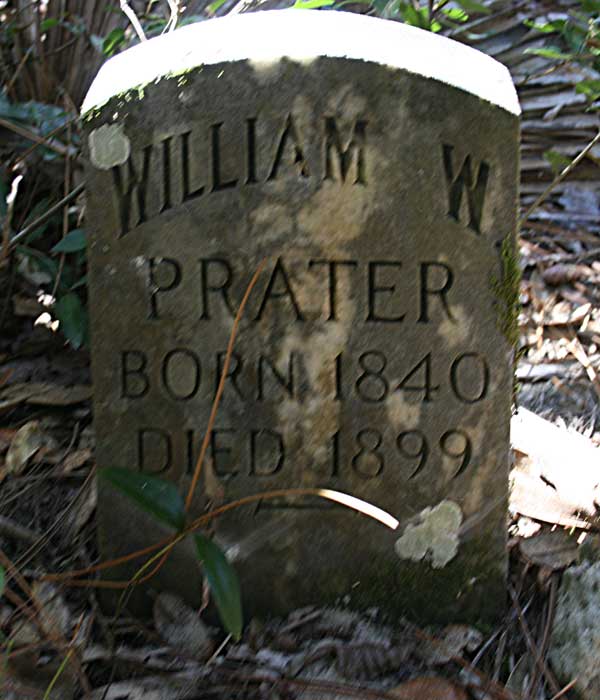 William W. Prater Gravestone Photo