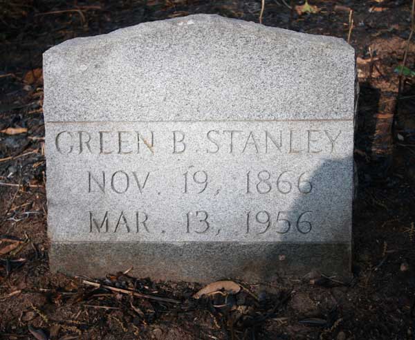 Green B. Stanley Gravestone Photo