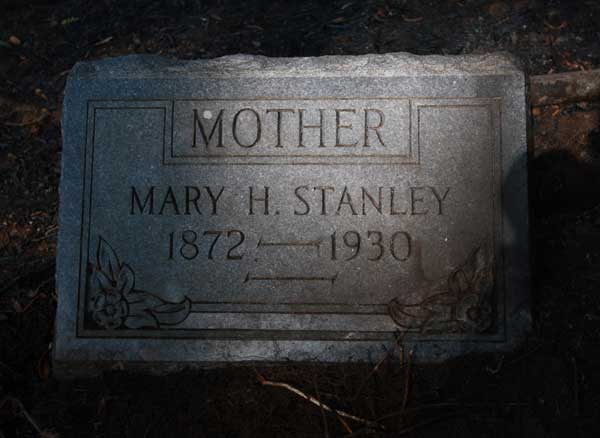 Mary H. Stanley Gravestone Photo