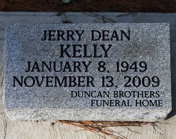 Jerry Dean Kelly Gravestone Photo