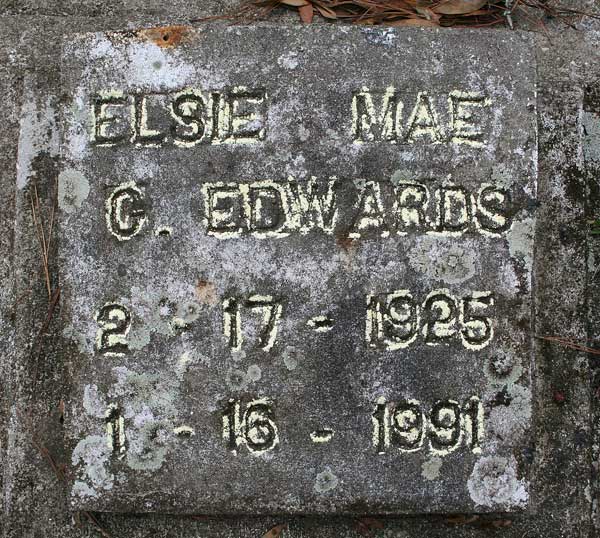 Elsie Mae G. Edwards Gravestone Photo