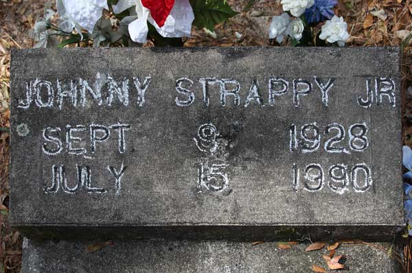 Johnny Strappy Gravestone Photo