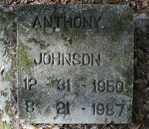 Anthony Johnson Gravestone Photo