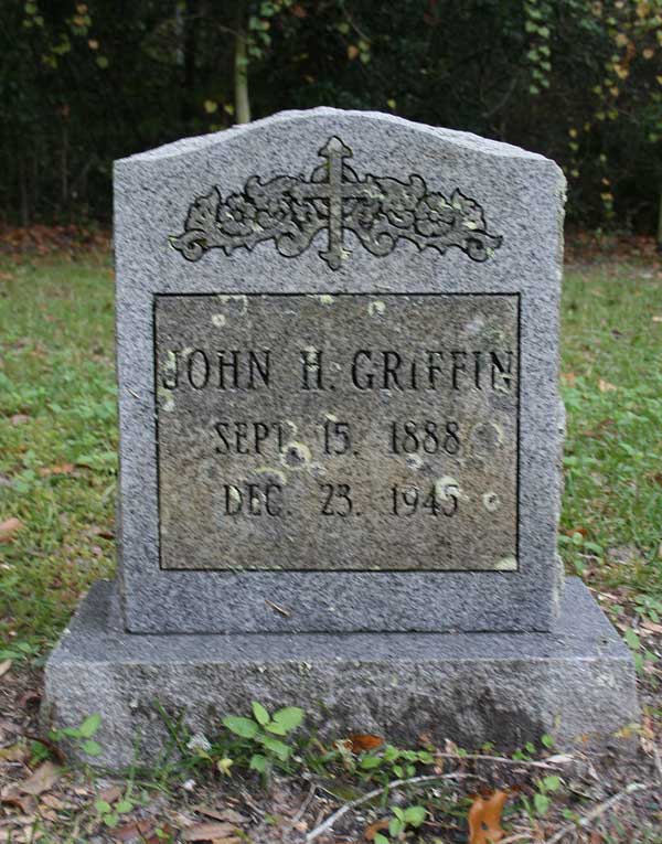 John H. Griffin Gravestone Photo