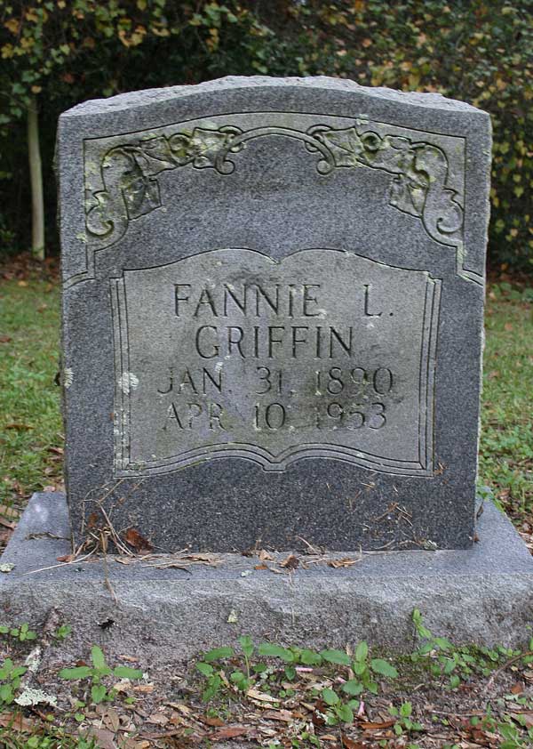 Fannie L. Griffin Gravestone Photo