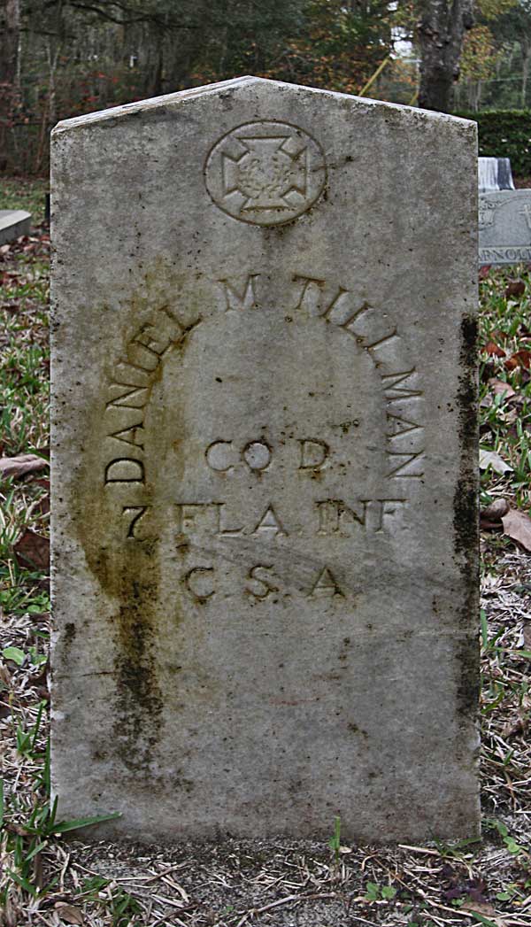 Daniel M. Tillman Gravestone Photo