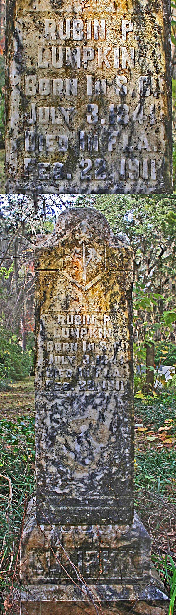 Rubin P. Lumpkin Gravestone Photo