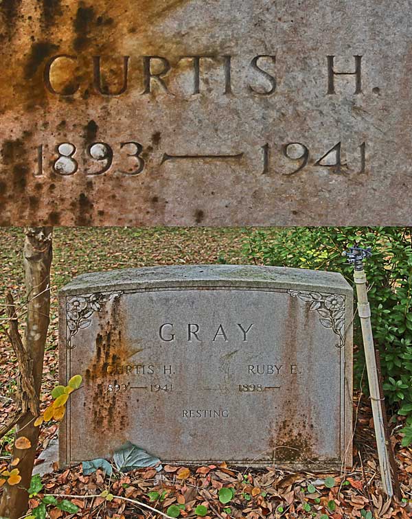 Curtis H. Gray Gravestone Photo