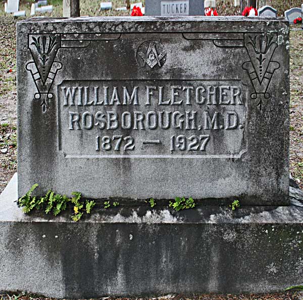 William Fletcher Rosborough Gravestone Photo