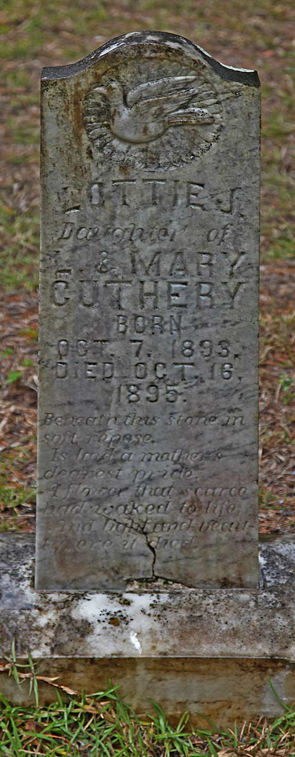 Lottie J. Guthery Gravestone Photo