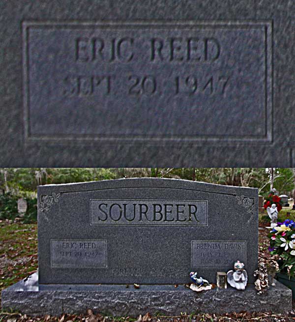 Eric Reed Sourbeer Gravestone Photo