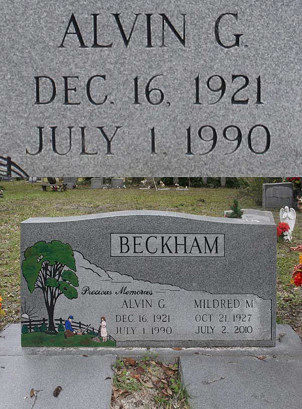 Alvin G. Beckham Gravestone Photo