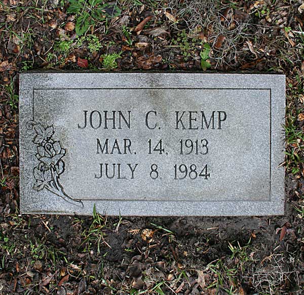 John C. Kemp Gravestone Photo