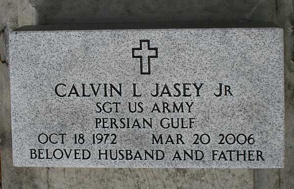 CALVIN JASEY Gravestone Photo