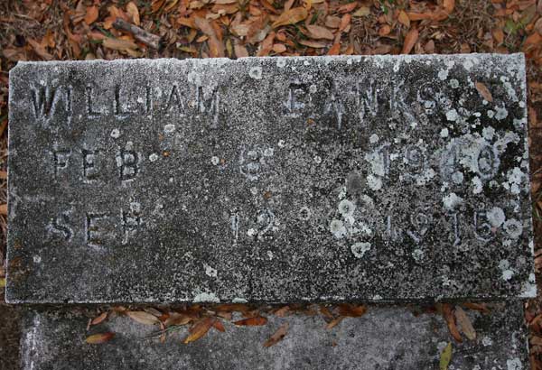 WILLIAM BANKS Gravestone Photo