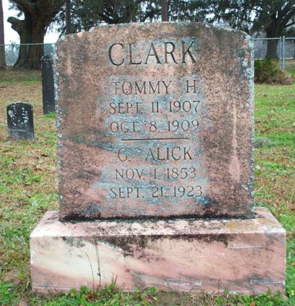 Tommy H. & G. Alick Clark Gravestone Photo