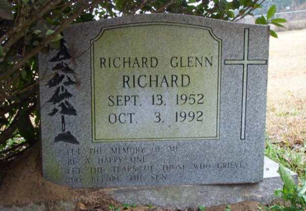 Richard Glenn Richard Gravestone Photo