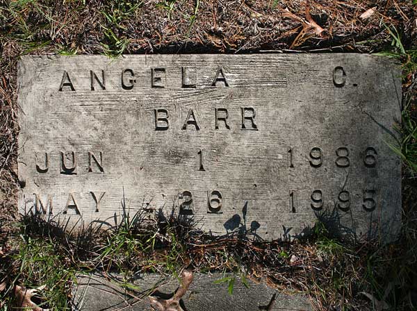 Angela O. Barr Gravestone Photo