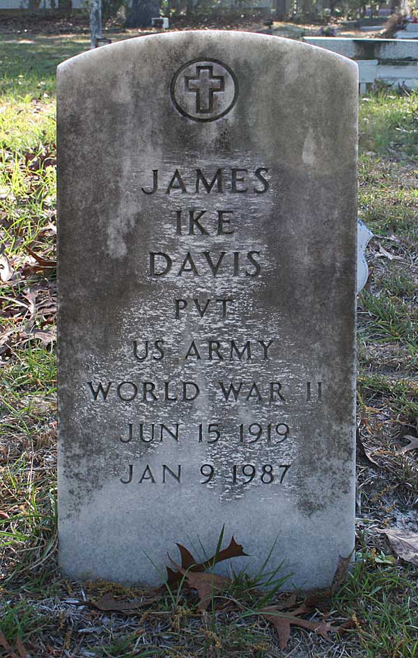 James Ike Davis Gravestone Photo