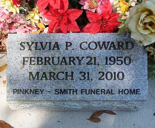 Sylvia P. Coward Gravestone Photo