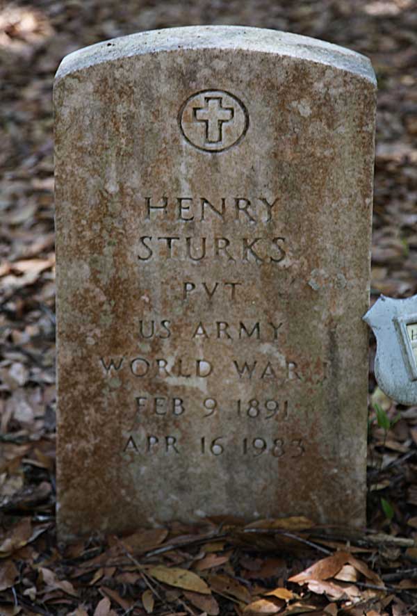 Henry Sturkes Gravestone Photo