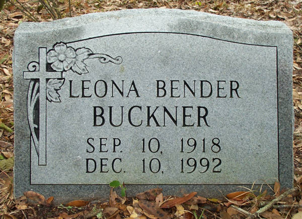 Leona Bender Buckner Gravestone Photo