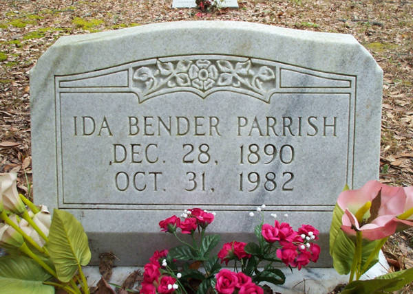 Ida Bender Parrish Gravestone Photo