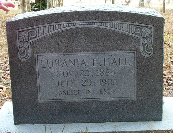 Lurania E. Hall Gravestone Photo