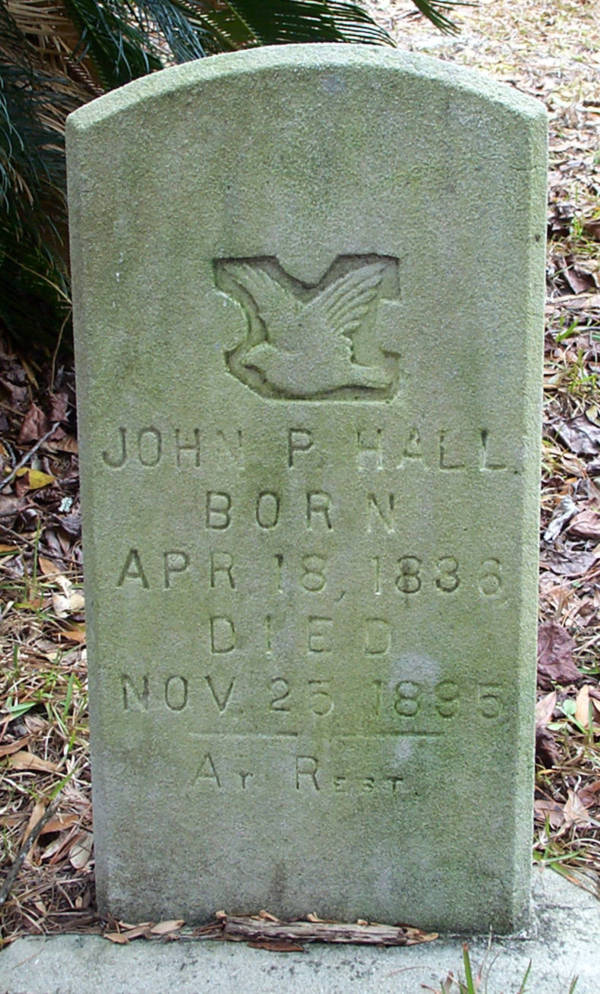 John P. Hall Gravestone Photo