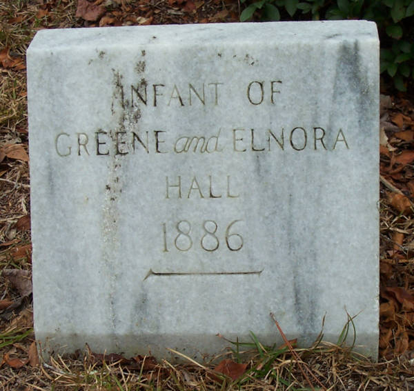 (Infant) Hall Gravestone Photo