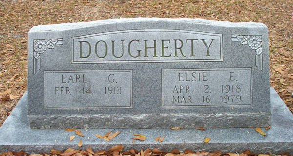 Earl G. & Elsie E. Dougherty Gravestone Photo
