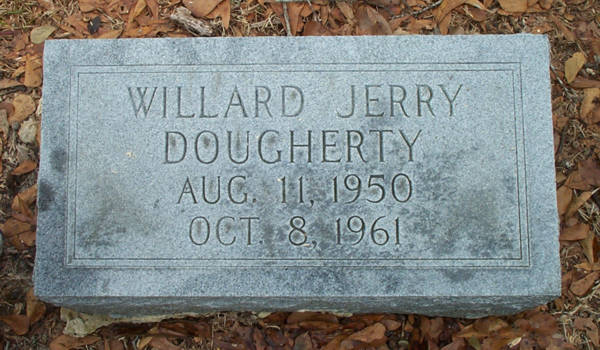 Willard Jerry Dougherty Gravestone Photo