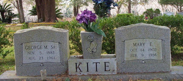 George M. & Mary E. Kite Gravestone Photo